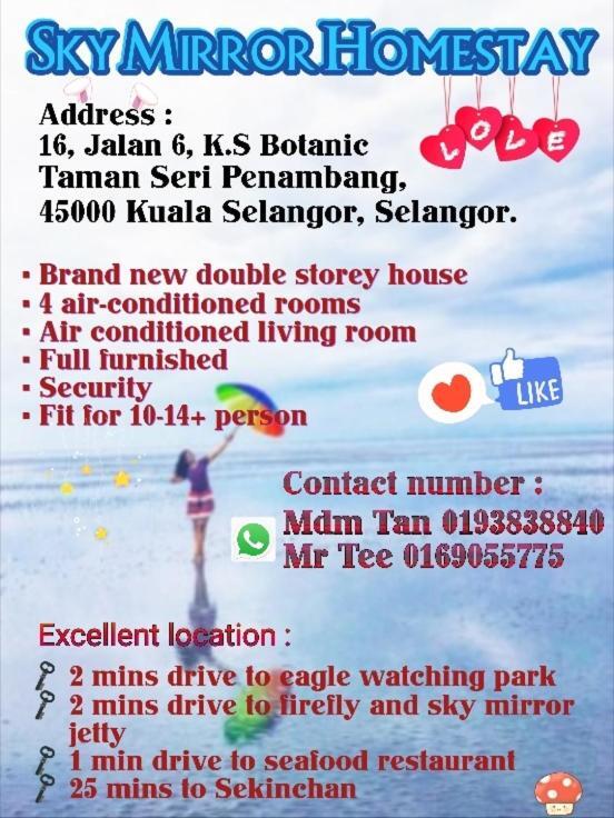 Sky Mirror Homestay Kuala Selangor Exterior photo